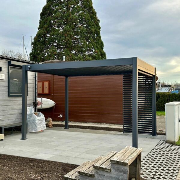 Ventaris Pergola Deluxe Plus 3x4m mit Lamellendach Anthrazit