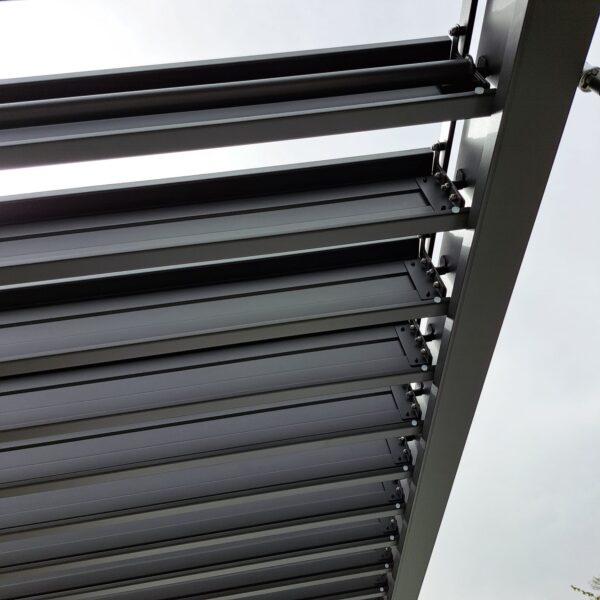 Ventaris Pergola Classic 3x6m Anthrazit mit 3m Sonnenrollo - Sonderedition – Bild 8