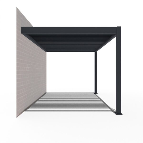 Weide Wandpergola Deluxe Plus 3x4m Anthrazit – Bild 7
