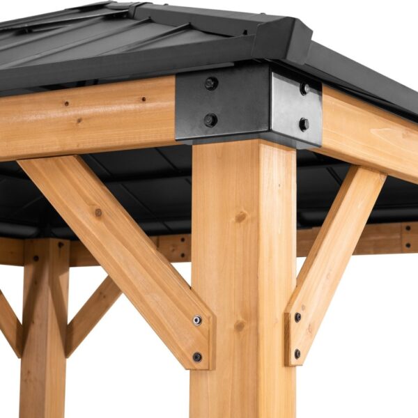 Cortina Pavillon 2.73x2.73m Zedernholz Anthrazit – Bild 6