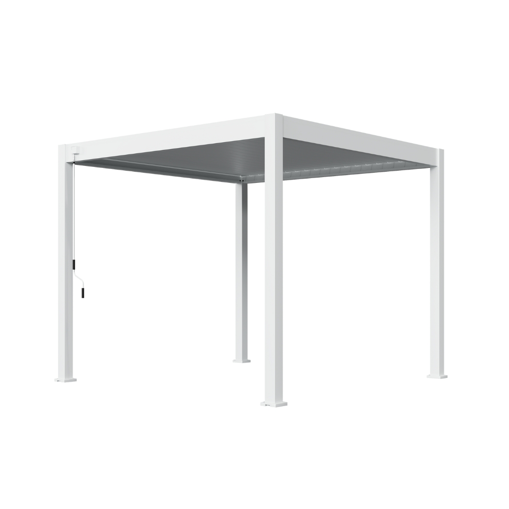 Ventaris Pergola Deluxe Plus 3x3m Weiss mit LED-Beleuchtung – Bild 5