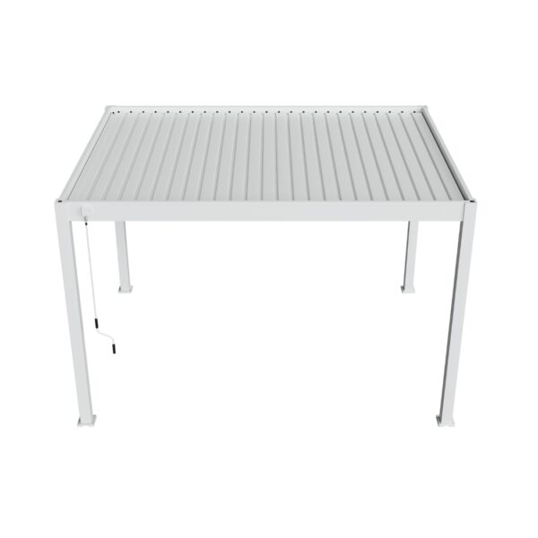 Ventaris Pergola Deluxe Plus 3x4m mit Lamellendach Weiss – Bild 8