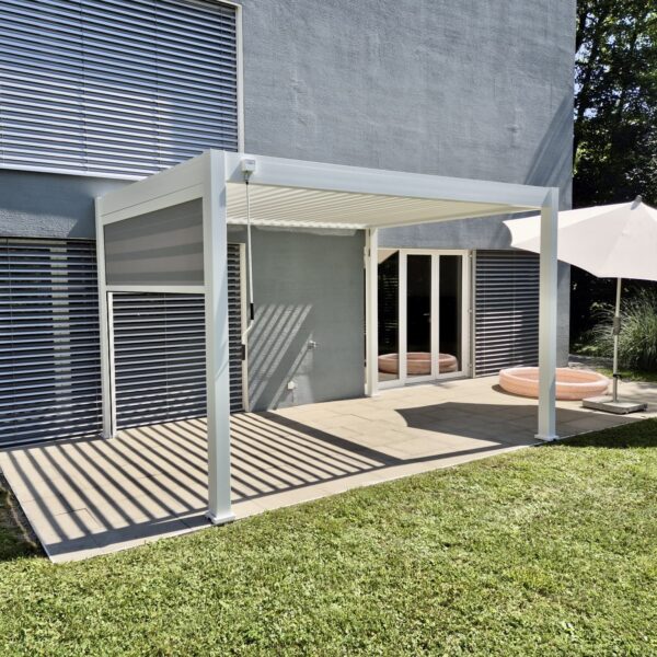 Ventaris Pergola Deluxe Plus 3x4m mit Lamellendach Weiss