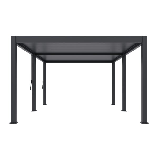 Ventaris Pergola Deluxe Plus 4x6m mit Lamellendach Anthrazit – Bild 7