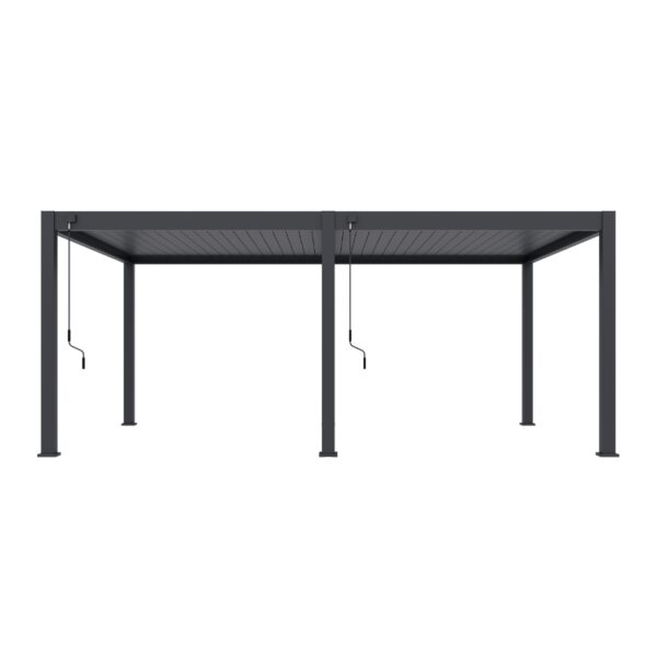 Ventaris Pergola Deluxe Plus 4x6m mit Lamellendach Anthrazit – Bild 9
