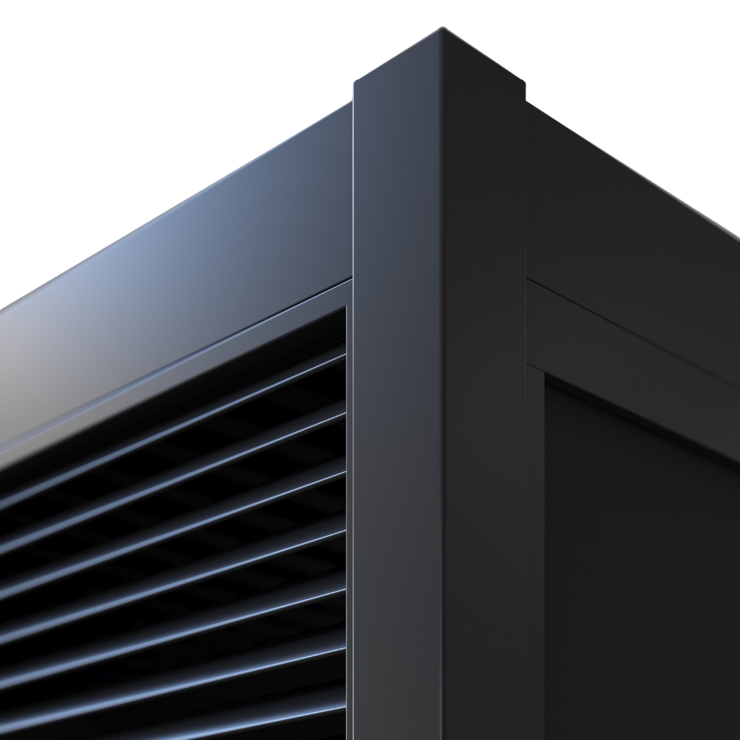 Ventaris Pergola Deluxe Plus 3x3m Anthrazit mit LED-Beleuchtung – Bild 10