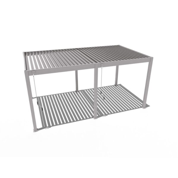 Weide Pergola Classic 3x5.3m mit Lamellendach Sand – Bild 4