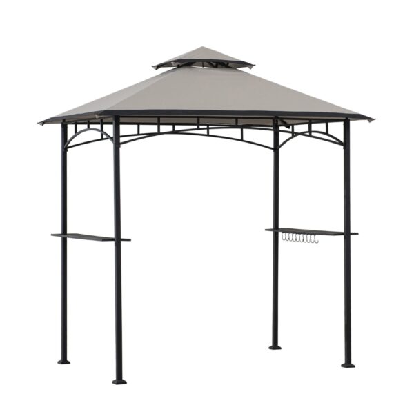 Grill Pavillon Linas 152 cm x 244 cm Grau