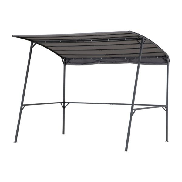 Spa-Pavillon VODNO 220 cm x 284 cm Dunkelgrau – Bild 3