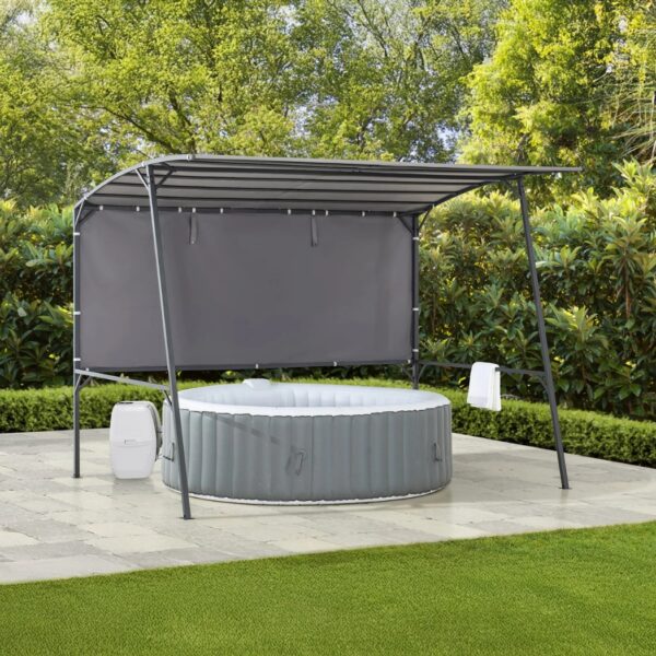 Spa-Pavillon VODNO 220 cm x 284 cm Dunkelgrau