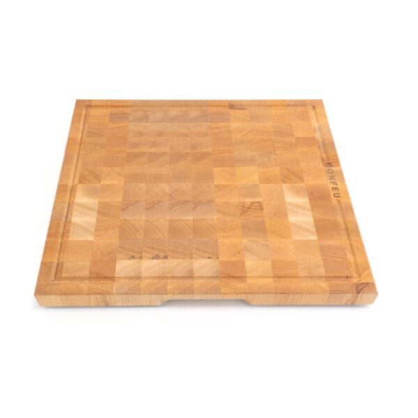 BonFeu BonButcher Block Schneidebrett XL 52 x 45 x 5 cm