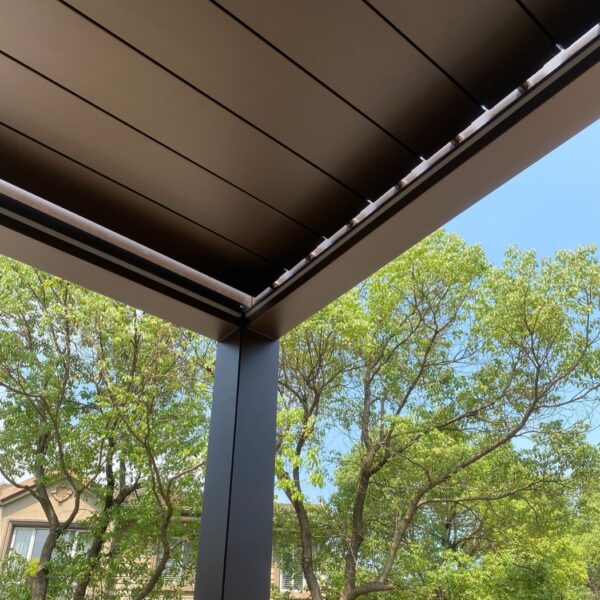 Ventaris Pergola Deluxe Plus 3.6x4m mit Lamellendach Anthrazit – Bild 10