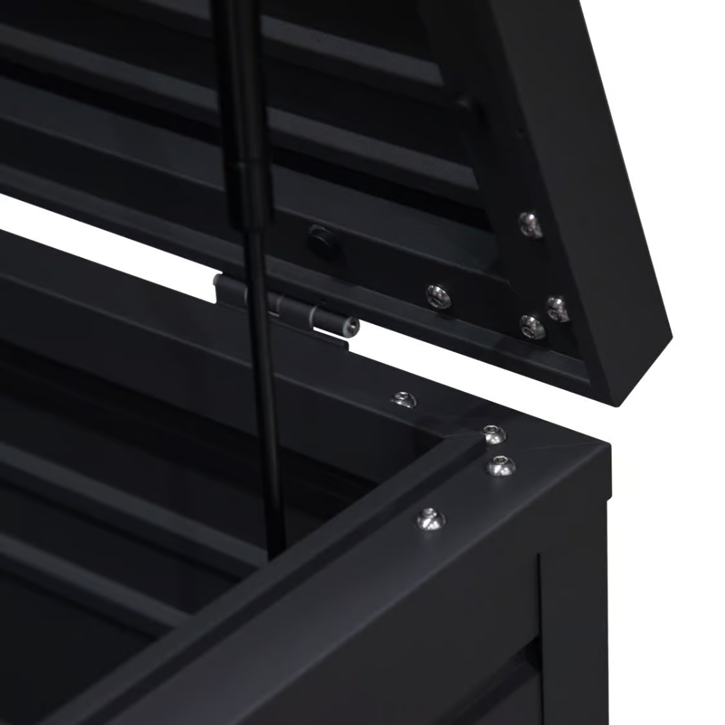 Ventaris Gartenbox wasserdicht & abschliessbar | 100 x 64 x 46 cm | 284 Liter | Anthrazit – Bild 7