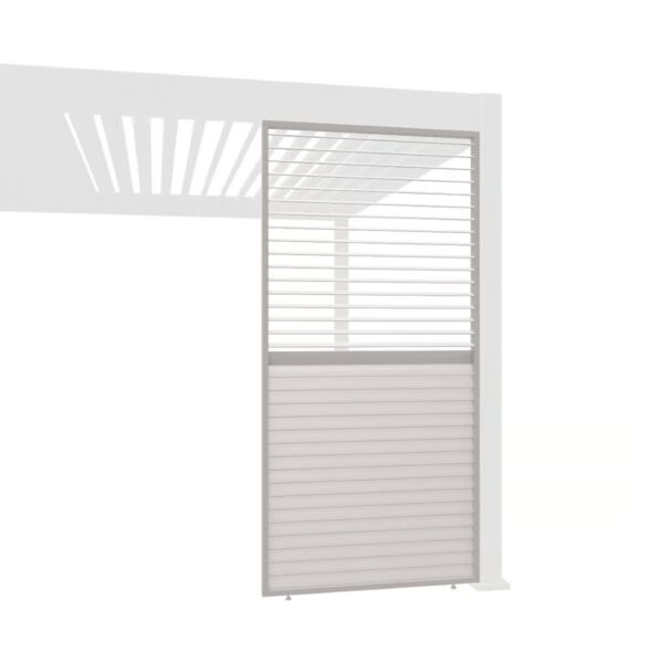 Lamellenwand mit drehbaren Lamellen in Ivory Sand – Bild 10