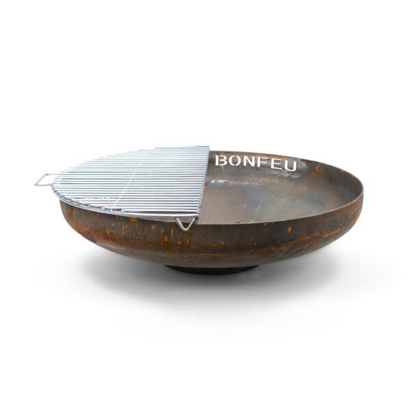 BonFeu Halbkreis Grillrost für Feuerschale Ø80cm