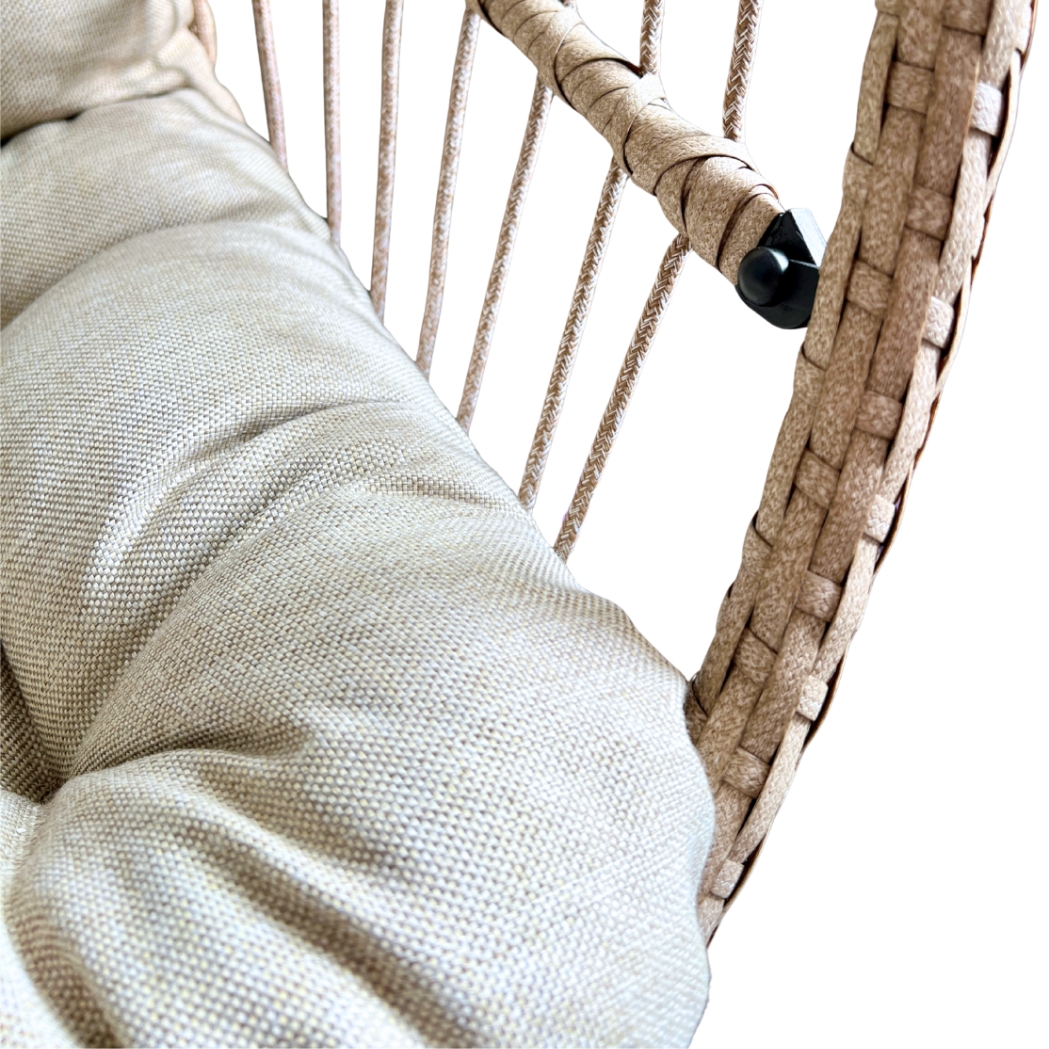 Hängesessel Jamie Ivory Sand – wetterfest, klappbar & inkl. Komfort-Kissen – Bild 14