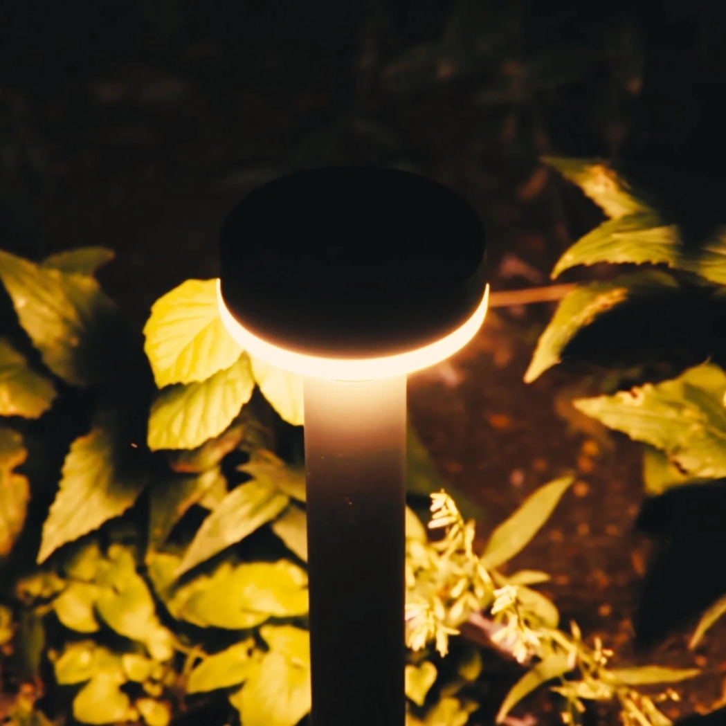 Solar-Stehlampe Guus | Bewegungssensor - Warmweiss - USB wiederaufladbar - Aluminium – Bild 2