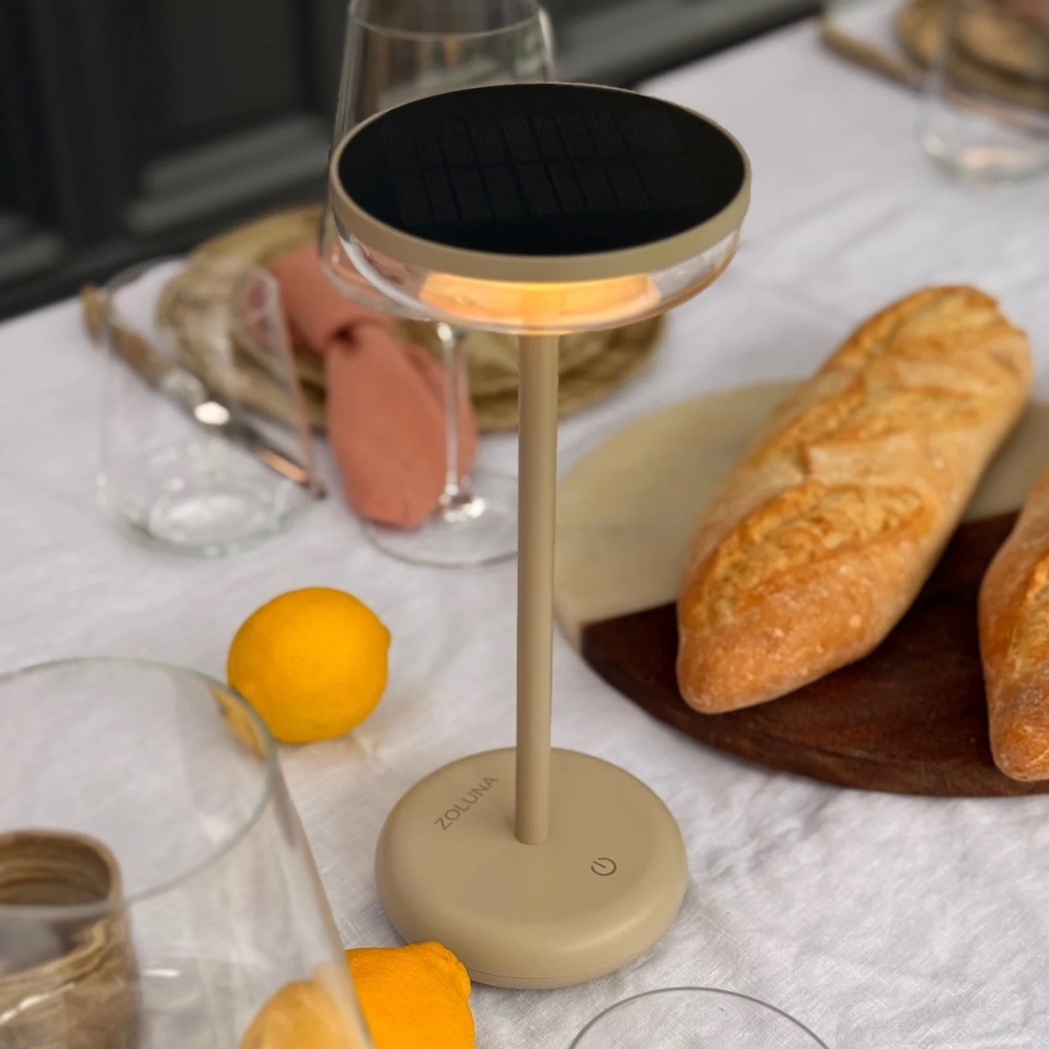 Solar-Tischlampe Bobbie | Touch Dimmbar - warmweiss – Bild 14