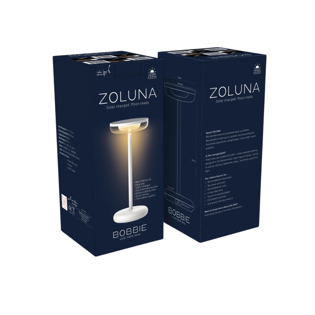 Solar-Tischlampe Bobbie | Touch Dimmbar - warmweiss – Bild 15