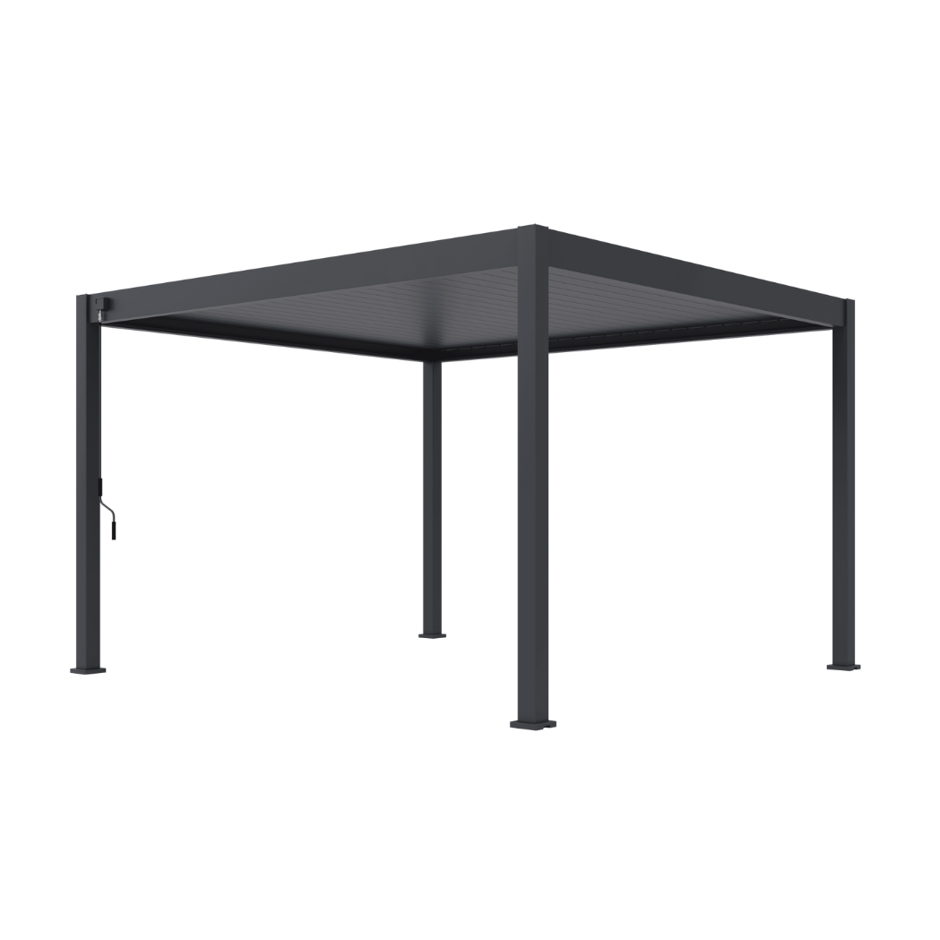 Ventaris Pergola Deluxe Plus 3.6x4m mit Lamellendach Anthrazit – Bild 4