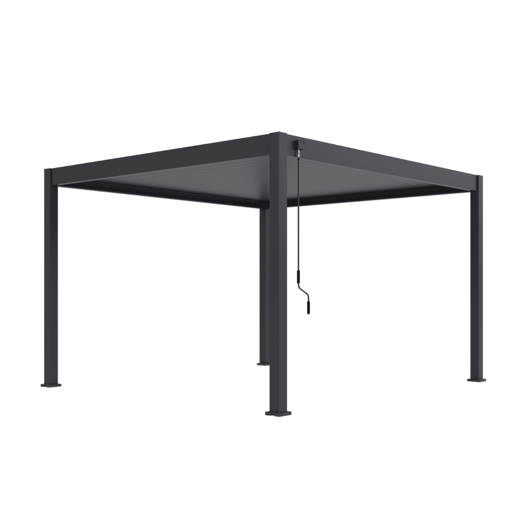 Ventaris Pergola Deluxe Plus 3.6x4m mit Lamellendach Anthrazit – Bild 5