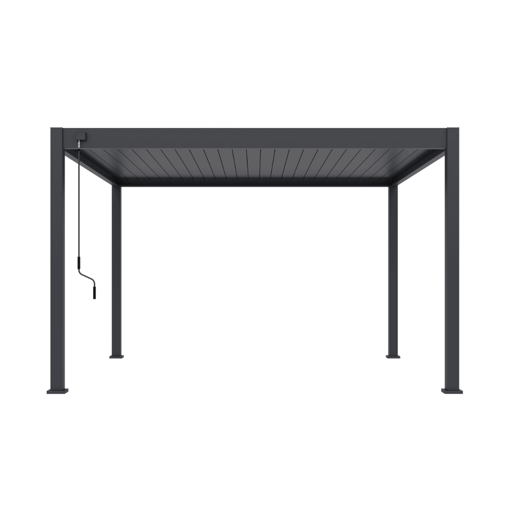 Ventaris Pergola Deluxe Plus 3.6x4m mit Lamellendach Anthrazit – Bild 7