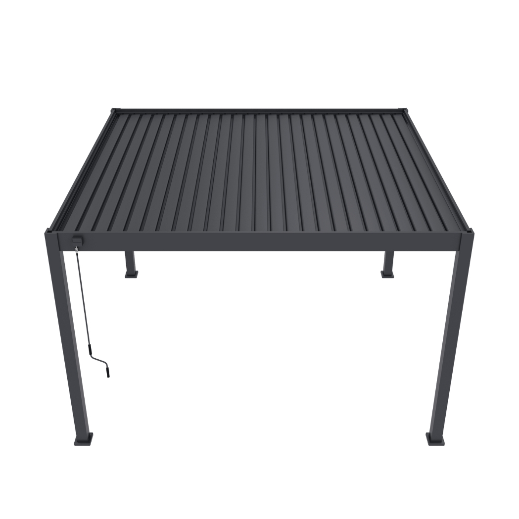 Ventaris Pergola Deluxe Plus 3.6x4m mit Lamellendach Anthrazit – Bild 10