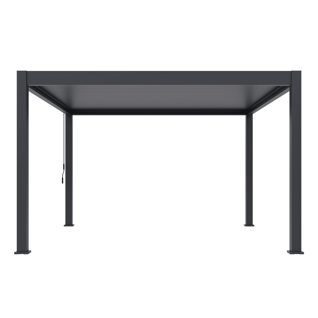 Ventaris Pergola Deluxe Plus 4x4m mit Lamellendach Anthrazit – Bild 6