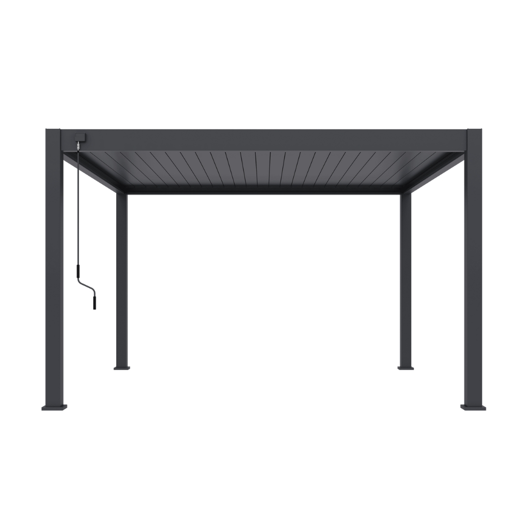 Ventaris Pergola Deluxe Plus 4x4m mit Lamellendach Anthrazit – Bild 7