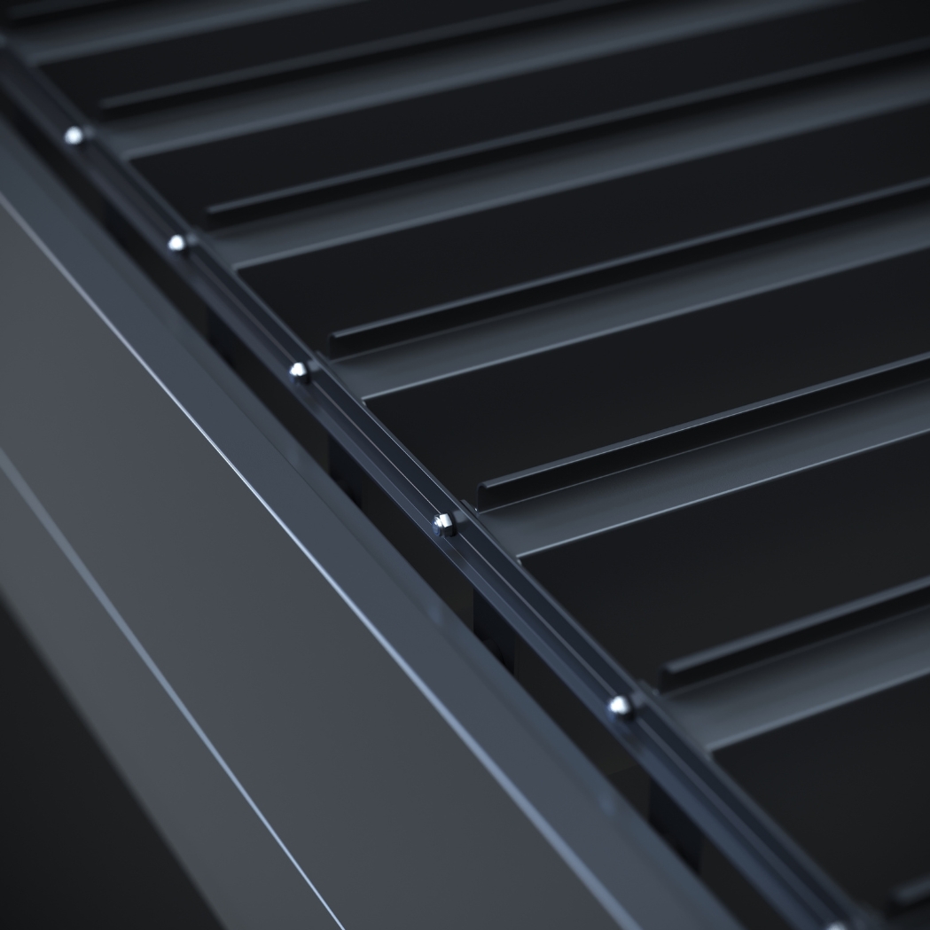 Ventaris Pergola Deluxe Plus 4x4m mit Lamellendach Anthrazit – Bild 12