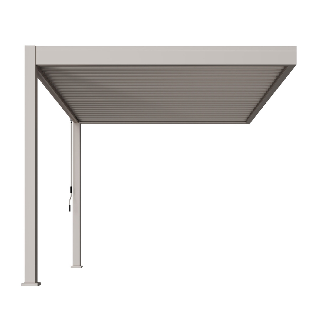 Weide Wandpergola Deluxe Plus 3x4m Sand – Bild 4