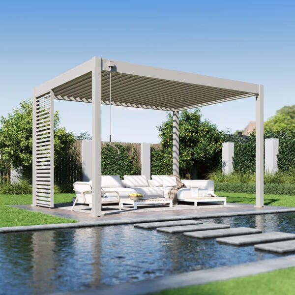 Lamellenwand horizontal | 0.93m | Ivory Sand