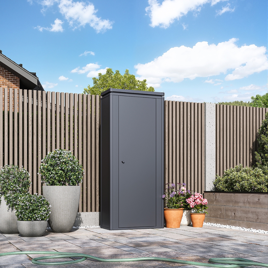 Ventaris Gartenschrank | verzinkter Stahl + Aluminium | Anthrazit – Bild 2