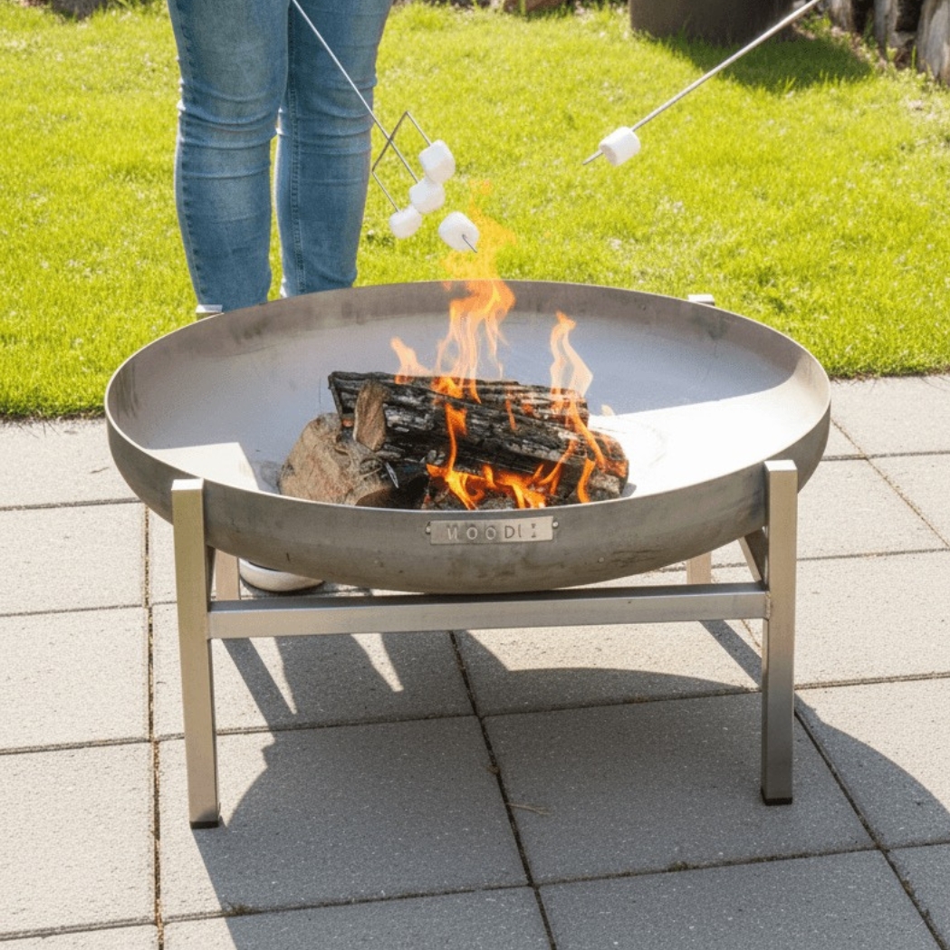 Untergestell "Feet Square" für Feuerschale Ø80 cm Edelstahl – Bild 4