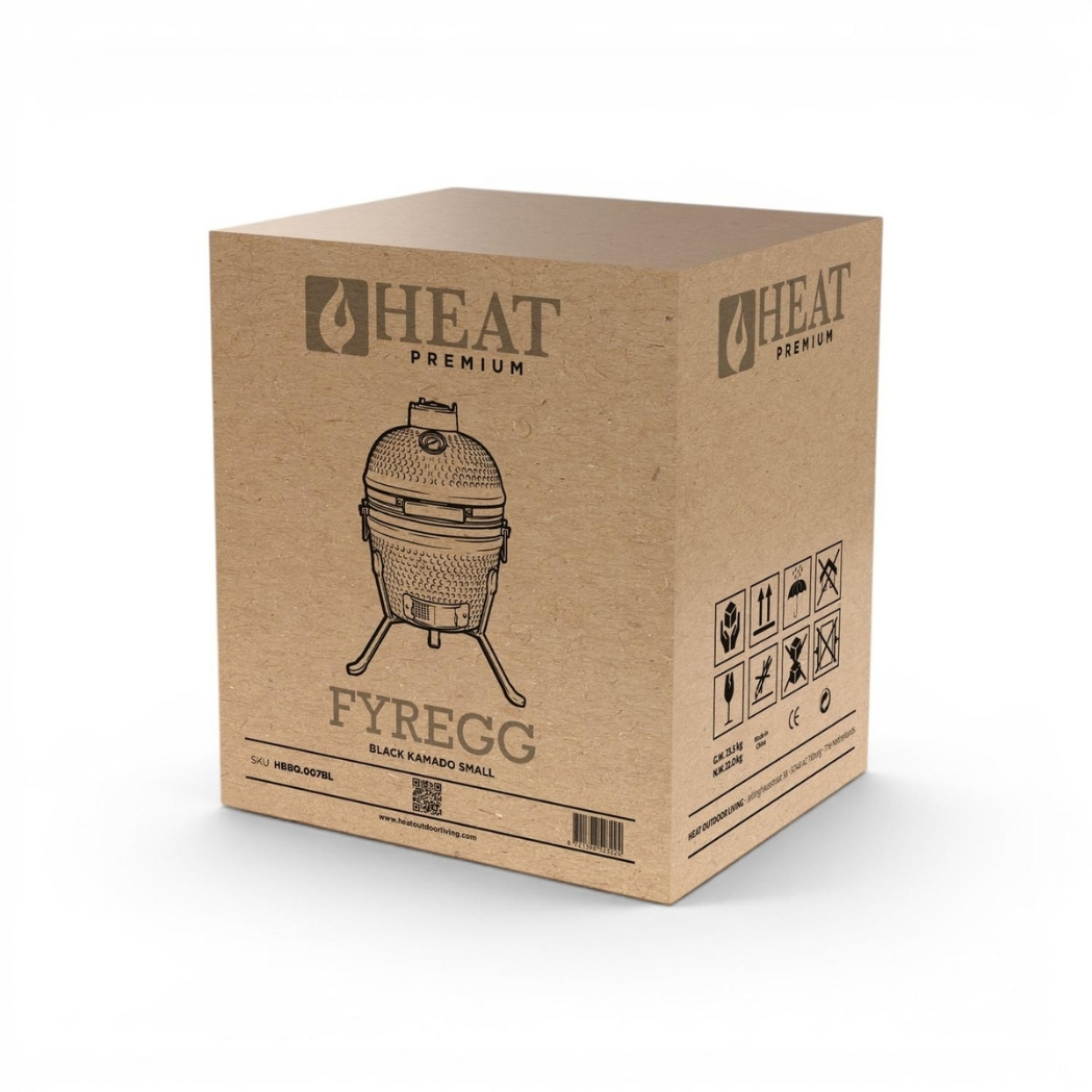 Premium Kamado Grill Fyregg 13 sand – Bild 4