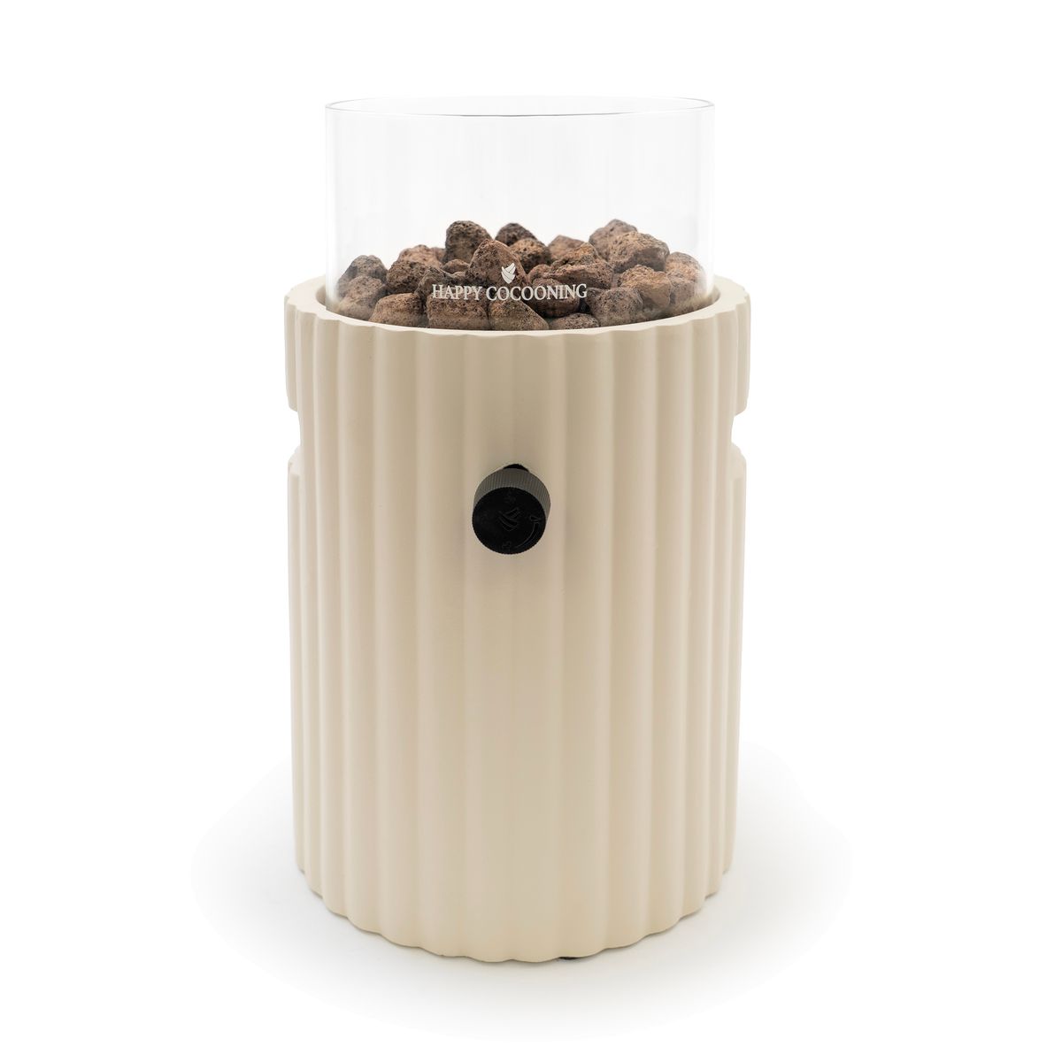 Lumi RIB Tischgaslaterne Beige – Bild 2
