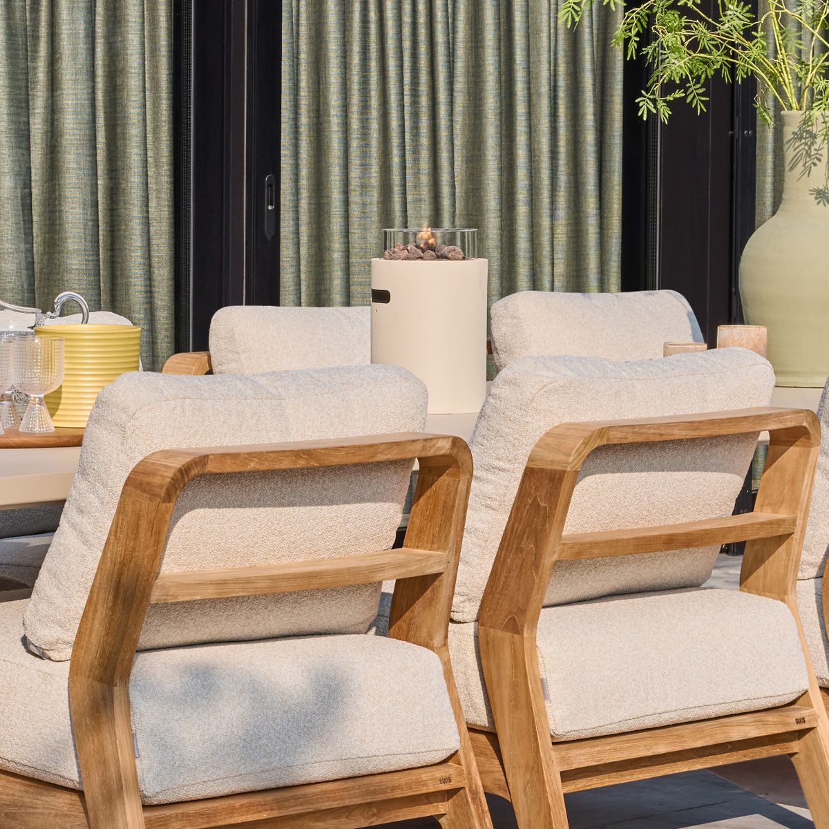 Lumi Tischgaslaterne Beige – Bild 5