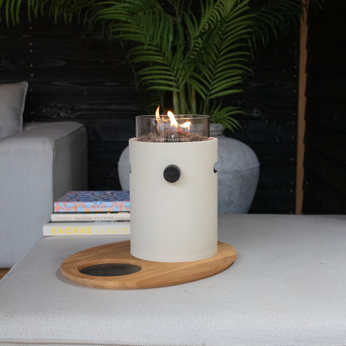 Lumi Tischgaslaterne Beige – Bild 4