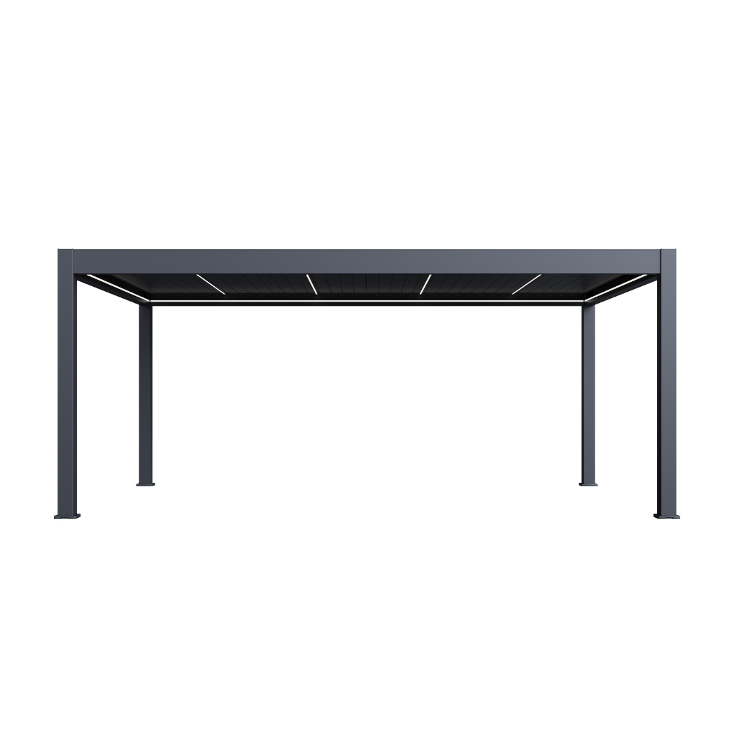 Ventaris Prestige Pergola 4x6m | E-Lamellendach & LED-Beleuchtung | Voll-Aluminium | Anthrazit – Bild 5