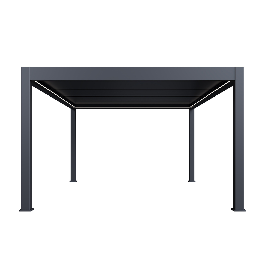 Ventaris Prestige Pergola 4x6m | E-Lamellendach & LED-Beleuchtung | Voll-Aluminium | Anthrazit – Bild 6